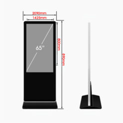 màn hình quảng cáo dạng đứng kích thước 65 inch