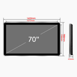 màn hình lcd treo tường 70 inch cỡ lớn
