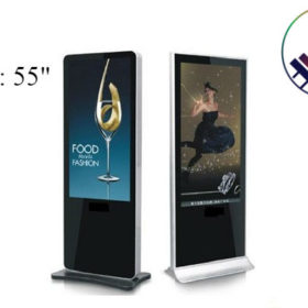 Màn hình LCD chân đứng 55" thiết kế sang trọng, tinh tế
