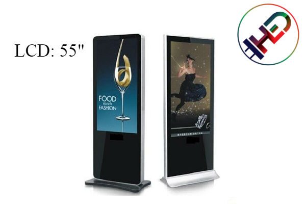 Màn hình LCD chân đứng 55" thiết kế sang trọng, tinh tế