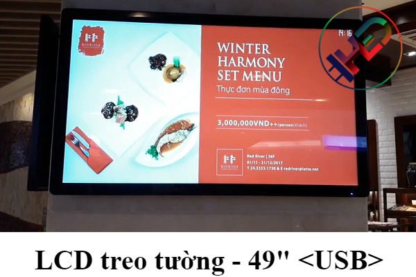Màn hình quảng cáo treo tường 49 inch 4