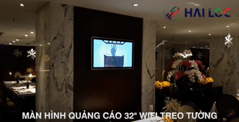 Thi công màn hình quảng cáo LCD treo tường 43 inch tại La Belle Vie Hotel - Hà Nội 2