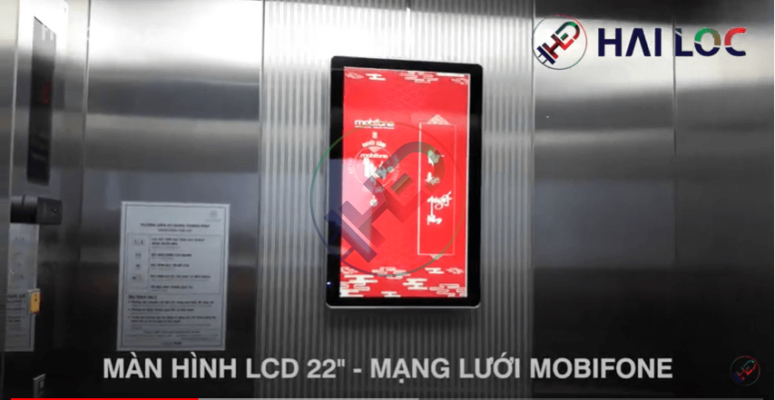 Thi công màn hình 22 inch mobifone