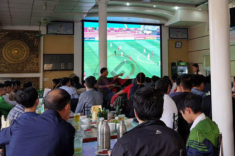 màn hình led quán cafe