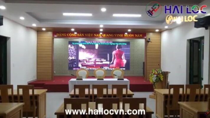 Công trình thi công màn hình LED P2.5 tại Trụ Sở Khối Cơ Quan Đà Lạt