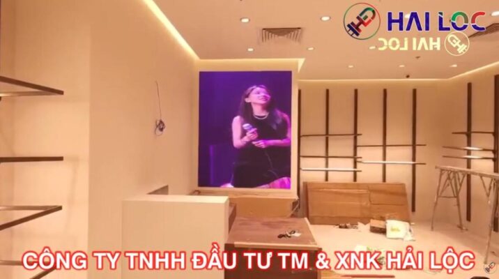 Thi công Màn hình LED P2 Trong Nhà tại Cửa hàng mắt kính Guess Lotter