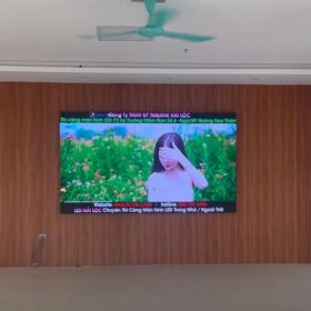Thi công Màn hình LED P3 trường Mầm Non số 6 Hoàng Hoa Thám, Hà Nội
